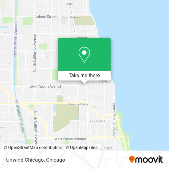 Unwind Chicago map