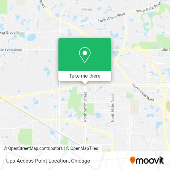 Ups Access Point Location map