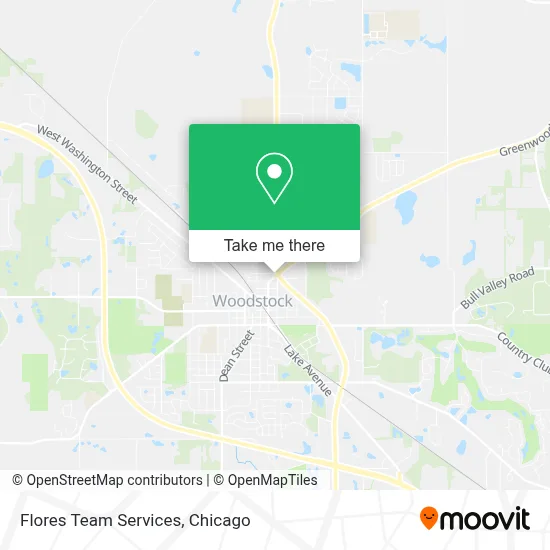 Flores Team Services map