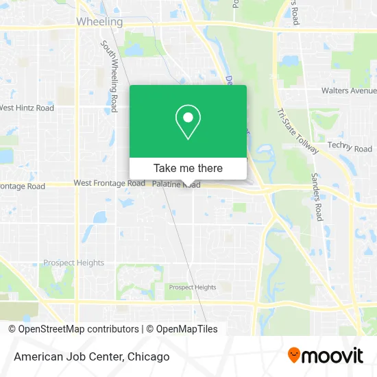 American Job Center map