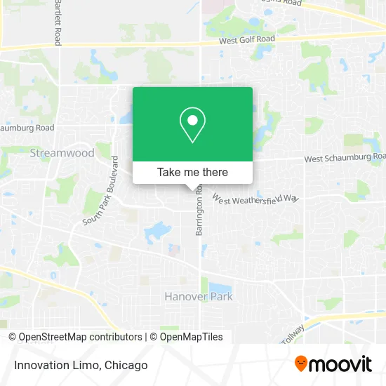 Innovation Limo map
