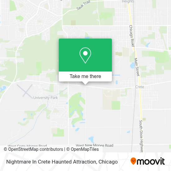 Nightmare In Crete Haunted Attraction map
