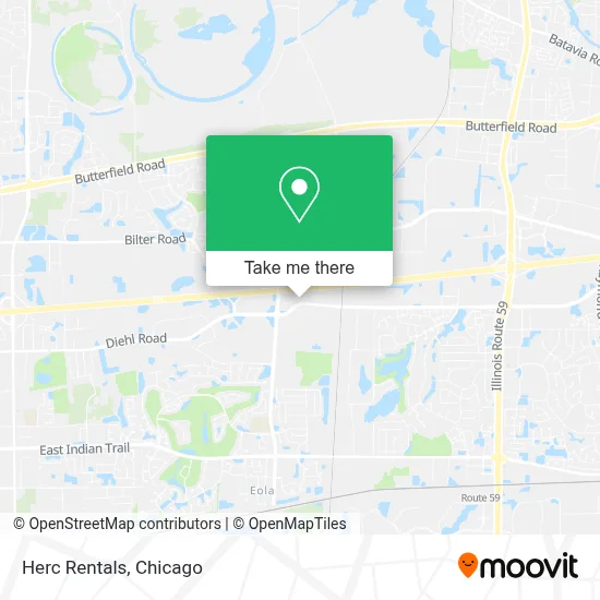 Herc Rentals map
