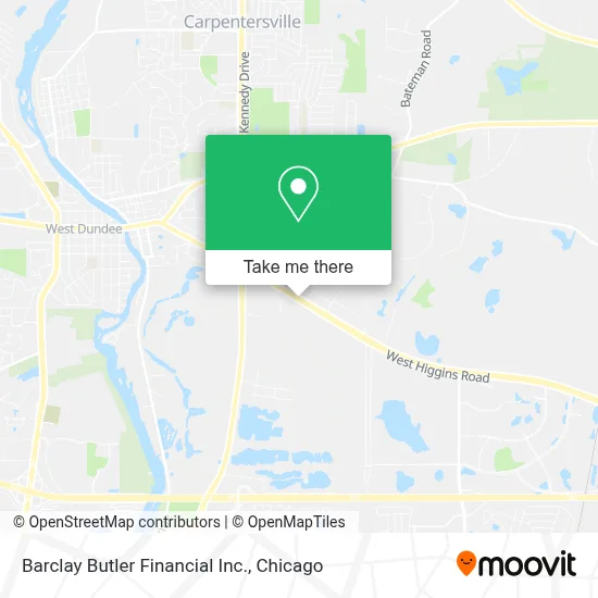 Barclay Butler Financial Inc. map