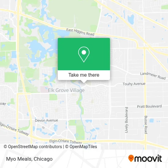 Myo Meals map