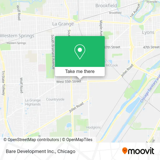 Bare Development Inc. map