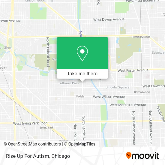 Rise Up For Autism map