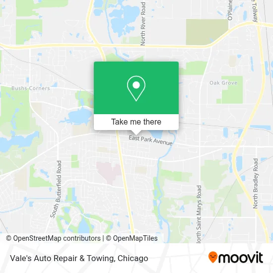 Vale's Auto Repair & Towing map