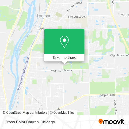 Cross Point Church map