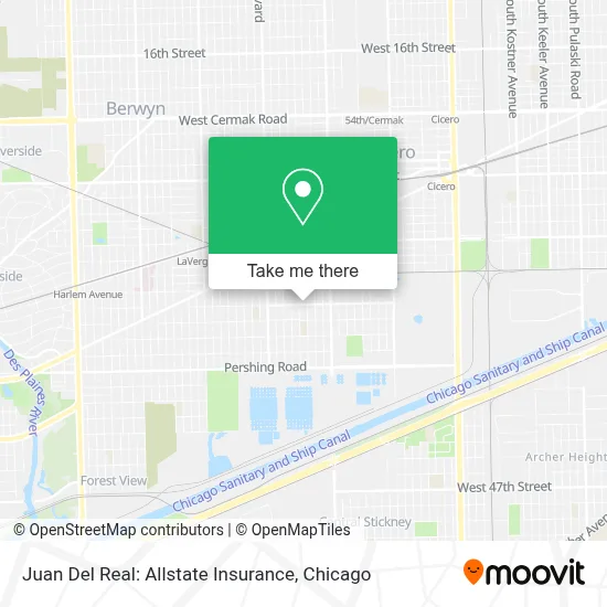 Juan Del Real: Allstate Insurance map