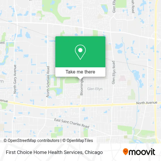 First Choice Home Health Services map