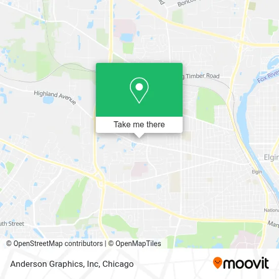 Anderson Graphics, Inc map
