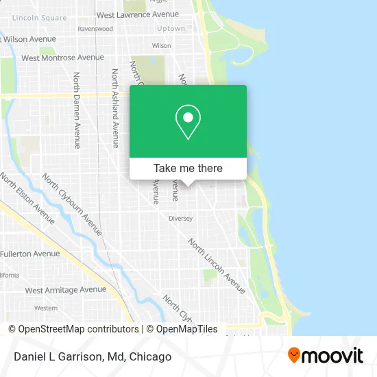 Daniel L Garrison, Md map