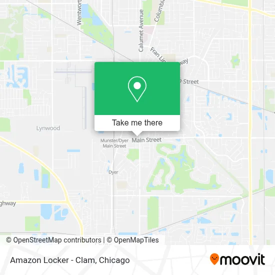 Amazon Locker - Clam map