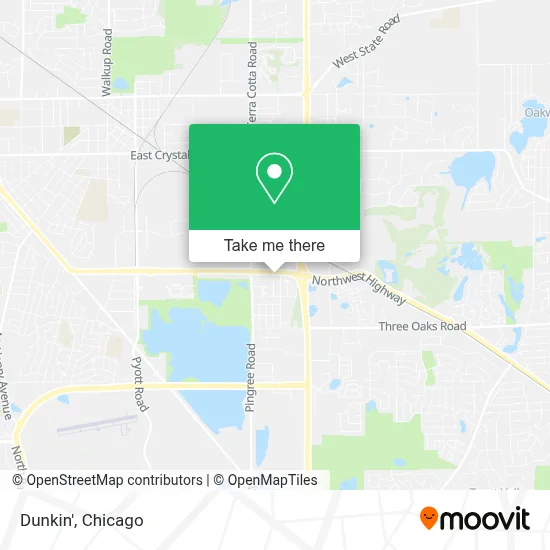 Dunkin' map