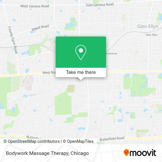 Bodywork Massage Therapy map