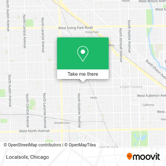 Localsols map