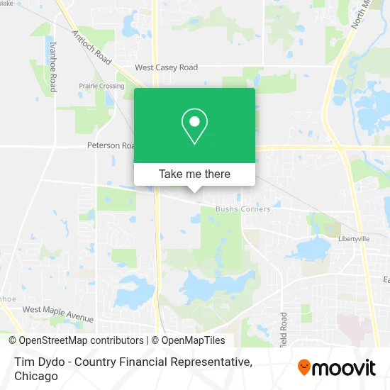 Tim Dydo - Country Financial Representative map