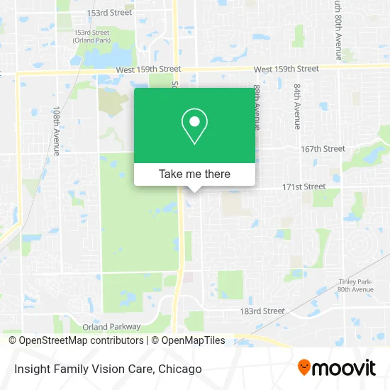 Insight Family Vision Care map