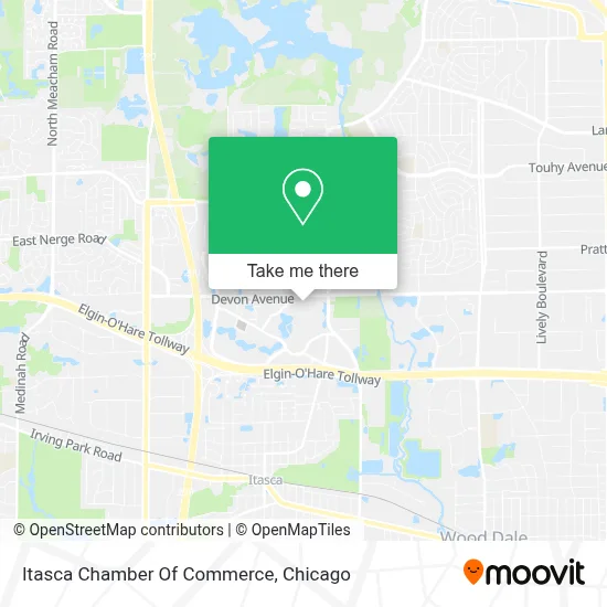 Itasca Chamber Of Commerce map
