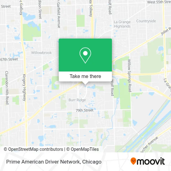 Prime American Driver Network map