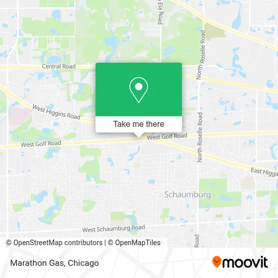 Marathon Gas map