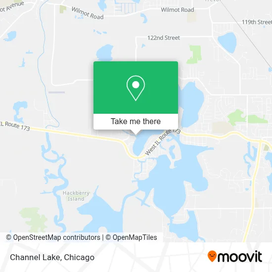 Channel Lake map