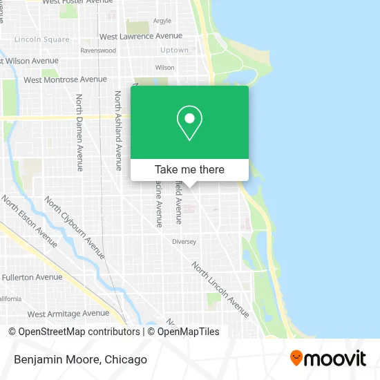 Benjamin Moore map