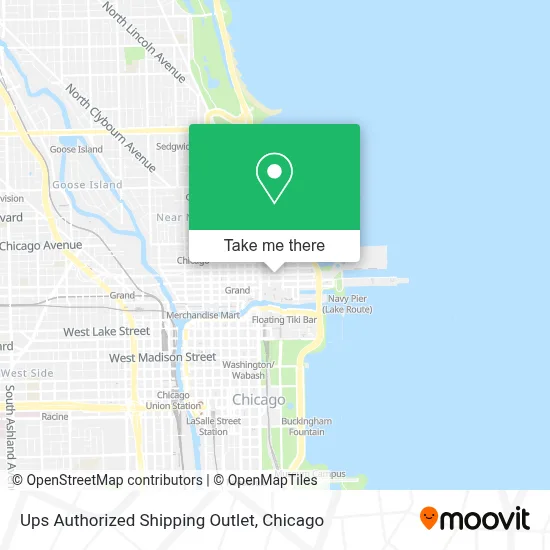 Ups Authorized Shipping Outlet map