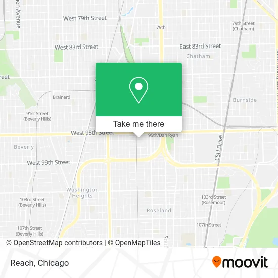 Reach map