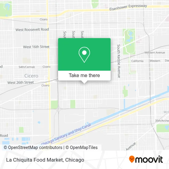 La Chiquita Food Market map