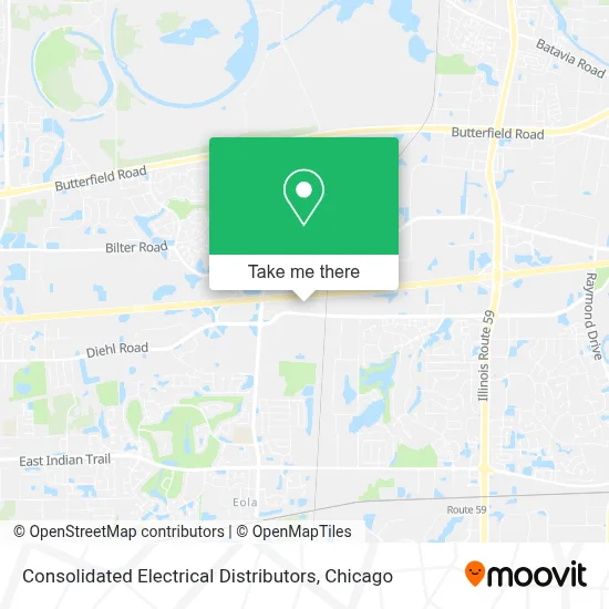 Consolidated Electrical Distributors map