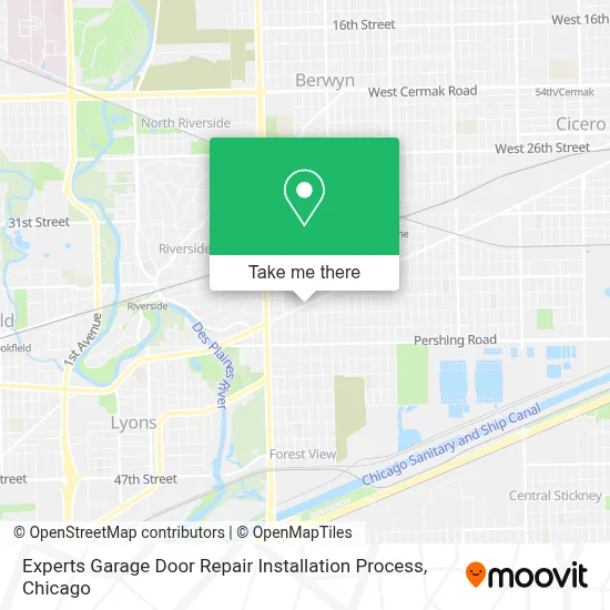Experts Garage Door Repair Installation Process map