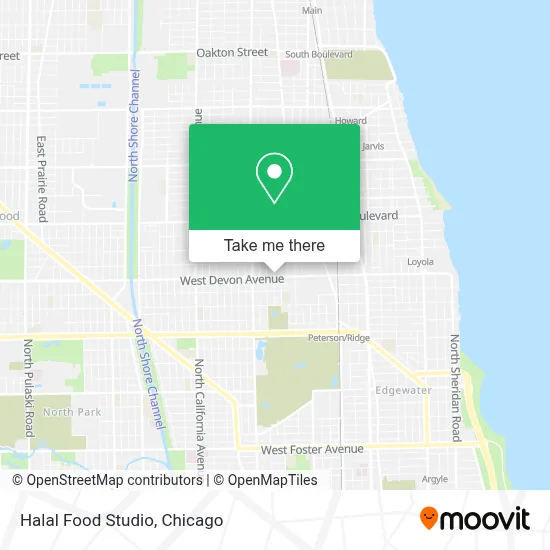 Halal Food Studio map