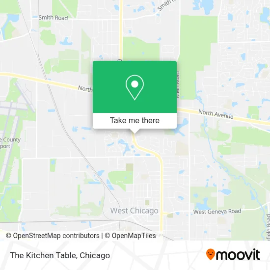 The Kitchen Table map