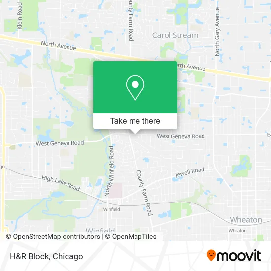 H&R Block map