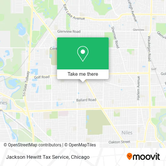 Jackson Hewitt Tax Service map