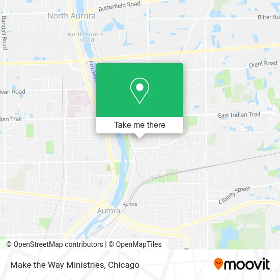 Make the Way Ministries map