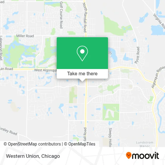 Western Union map