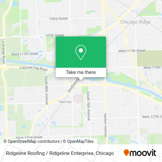 Ridgeline Roofing / Ridgeline Enterprise map