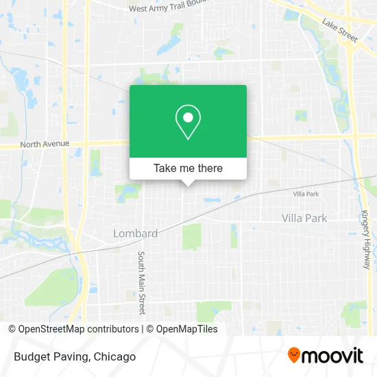 Budget Paving map