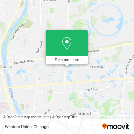 Western Union map