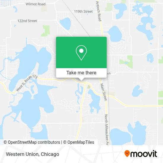 Western Union map