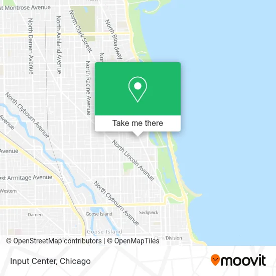 Input Center map