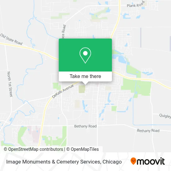 Image Monuments & Cemetery Services map