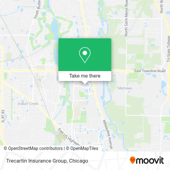 Trecartin Insurance Group map