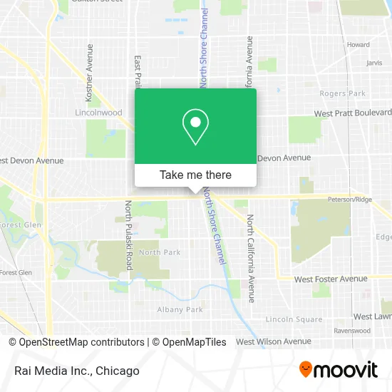 Rai Media Inc. map