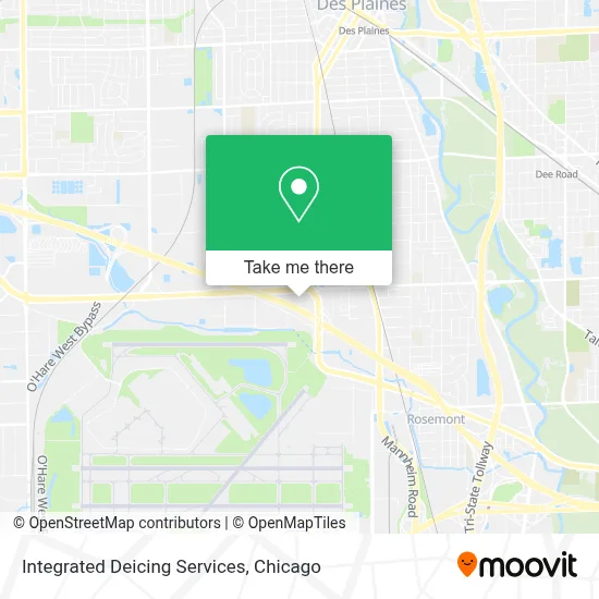 Integrated Deicing Services map