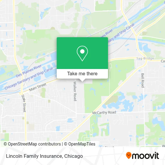 Lincoln Family Insurance map