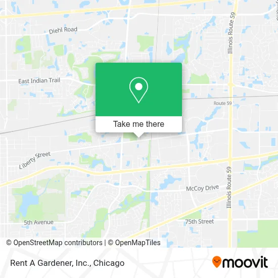 Rent A Gardener, Inc. map